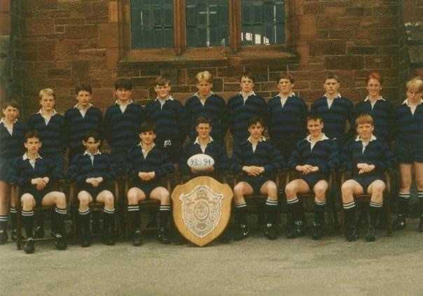 1993-94 Winning Season Rugby Team